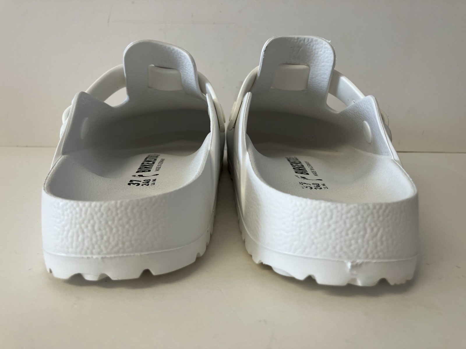 Birkenstock Boston Eva Clogs Bone White Slip On Size 37 US W6 M4 EXCELLENT