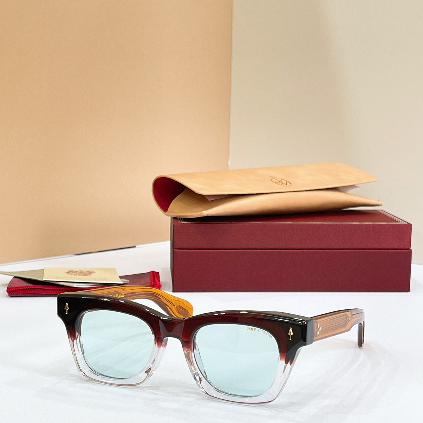 Jacques Marie Mage Dealan 10th Anniversary Sunglasses 49□21-142 w/ Case
