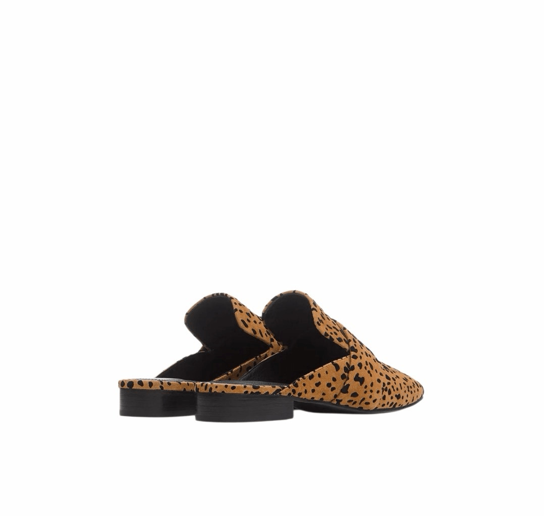 Rag & Bone Carson Mule Tan Cheetah 38.5