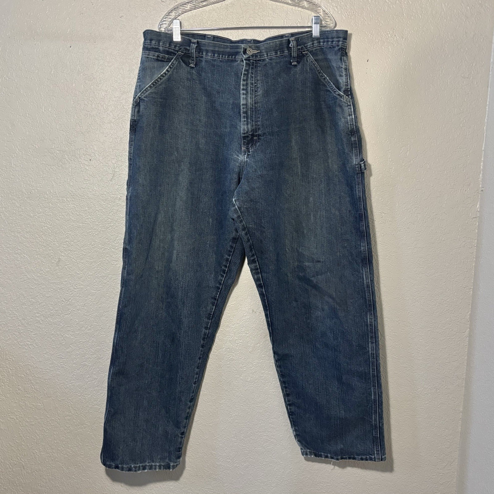 Wrangler Carpenter Jeans Mens 40×30 Denim Workwear Grunge