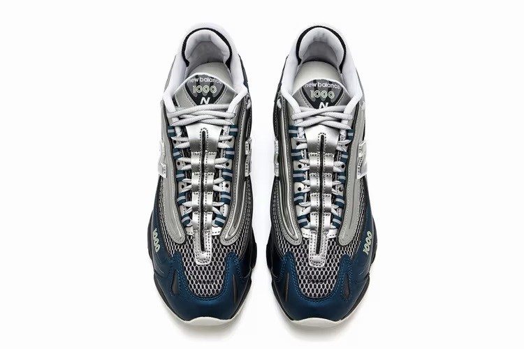 New Balance 1000 Deep Ocean Blue Dark Metallic Silver Men’s size 9