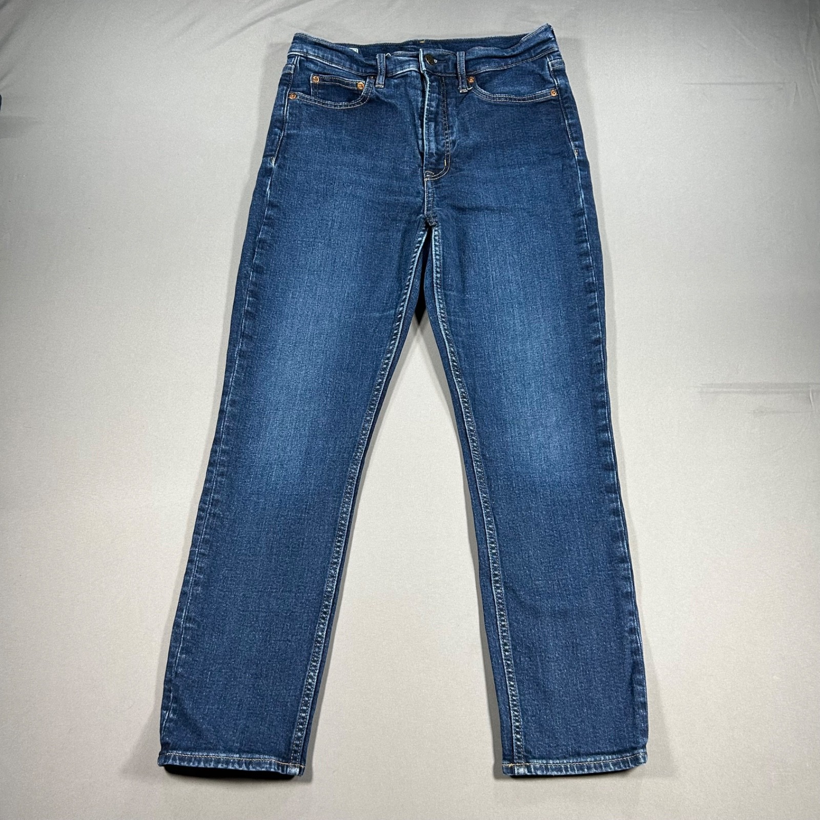 GAP Vintage Slim High Rise Jeans 8R Dark Wash Stretch Women’s 29