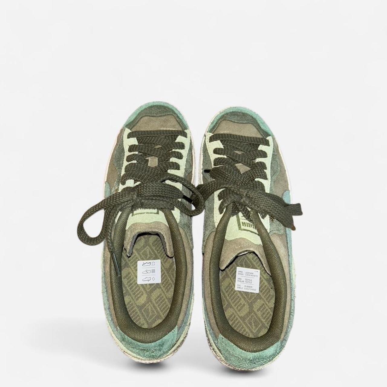 Puma Suede Green Sneakers
