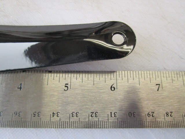 2 PCS. Salvatore Ferragamo Genuine Authentic GLOSS BLACK Shoehorns FREE SHIPPING