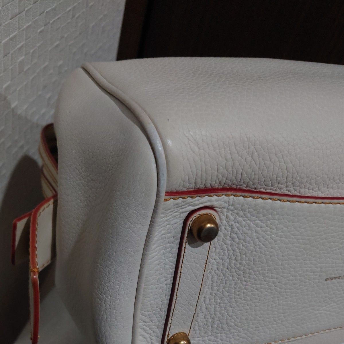 COACH Rogue Pebbled Leather Satchel Boston Style Duffel Bag Large Travel bag JP