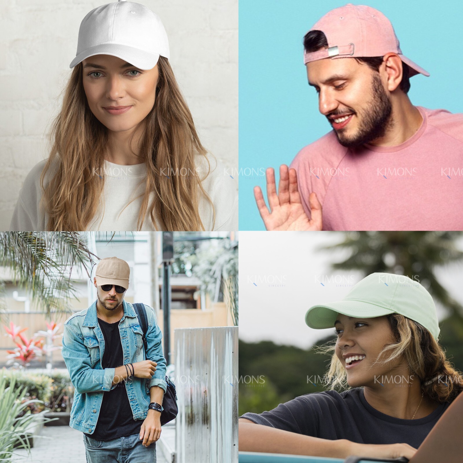 Premium 100% Cotton Baseball Cap Solid Plain Dad Hat Adjustable Mens Womens PC
