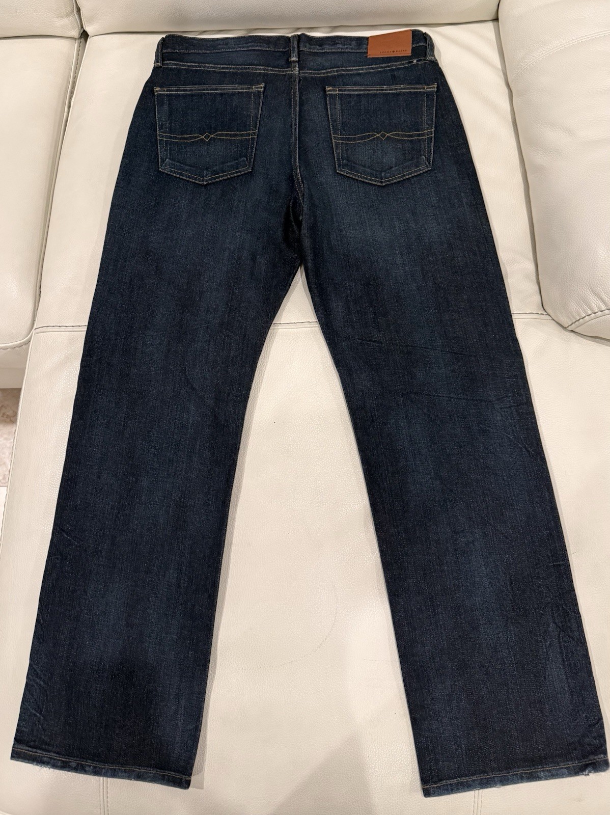 Lucky Brand Jeans Mens 33×30 Blue 363 Vintage Straight Medium Wash Stretch Denim