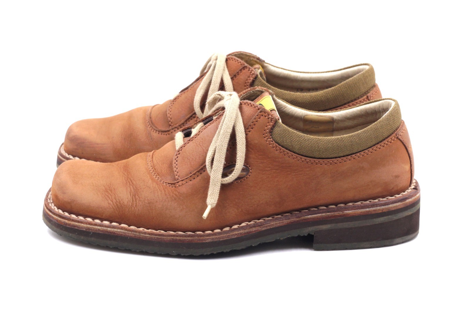 CAMEL ACTIVE Mens Loafers Lace Up Shoes EUR 43.5 UK 9.5 Brown Genuine Leather