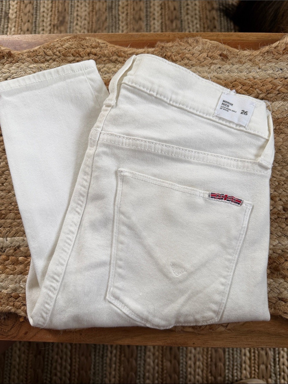 NWT Hudson Jeans “Nico” Mid-Rise Skinny Ankle Denim Jeans