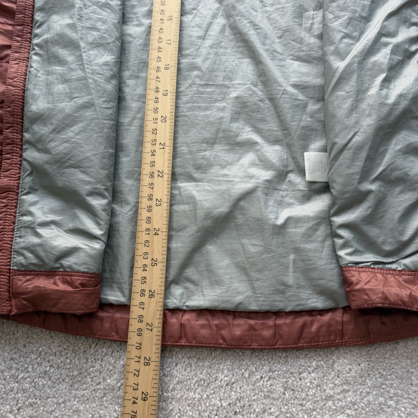 Patagonia Nano Puff Jacket Men’s Quilted Medium Burl Red Full Zip Outdoor 84212