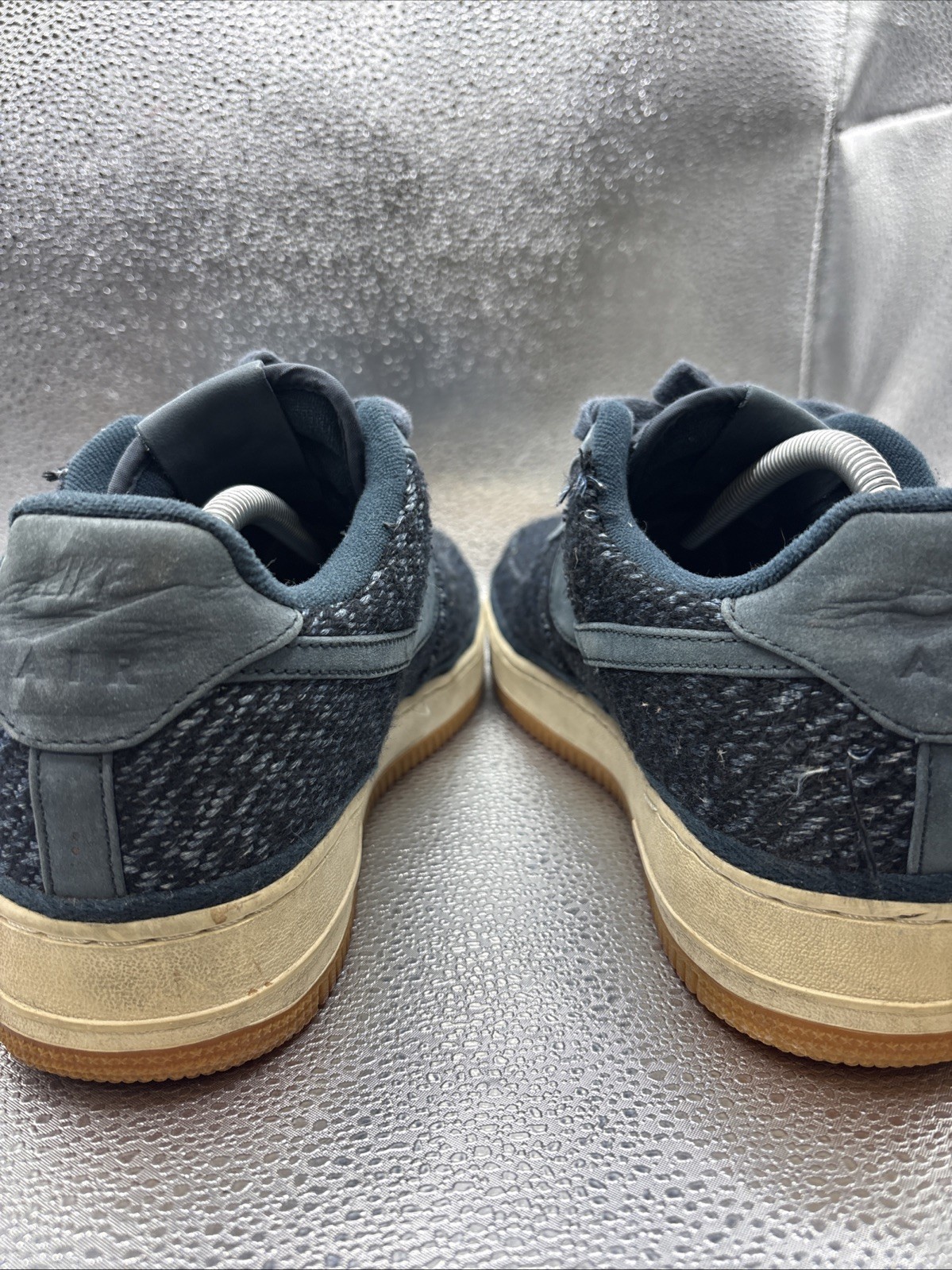 Nike Air Force 1 07 Indigo 917825-400 Size 10.5 Men Armory Navy White Gum