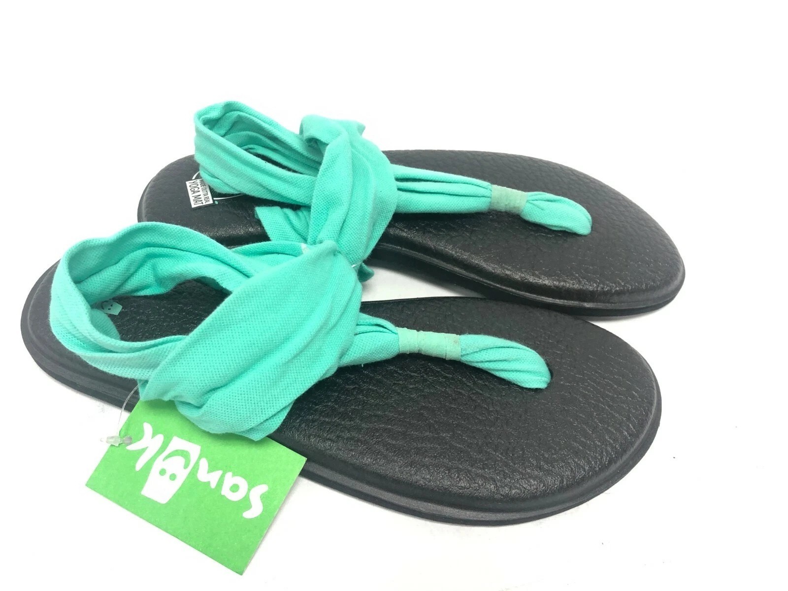 Sanuk Women Yoga Sling 2 SWS10001 Casual Flip Flop Sandal Yoga Mat Shoes Size 7