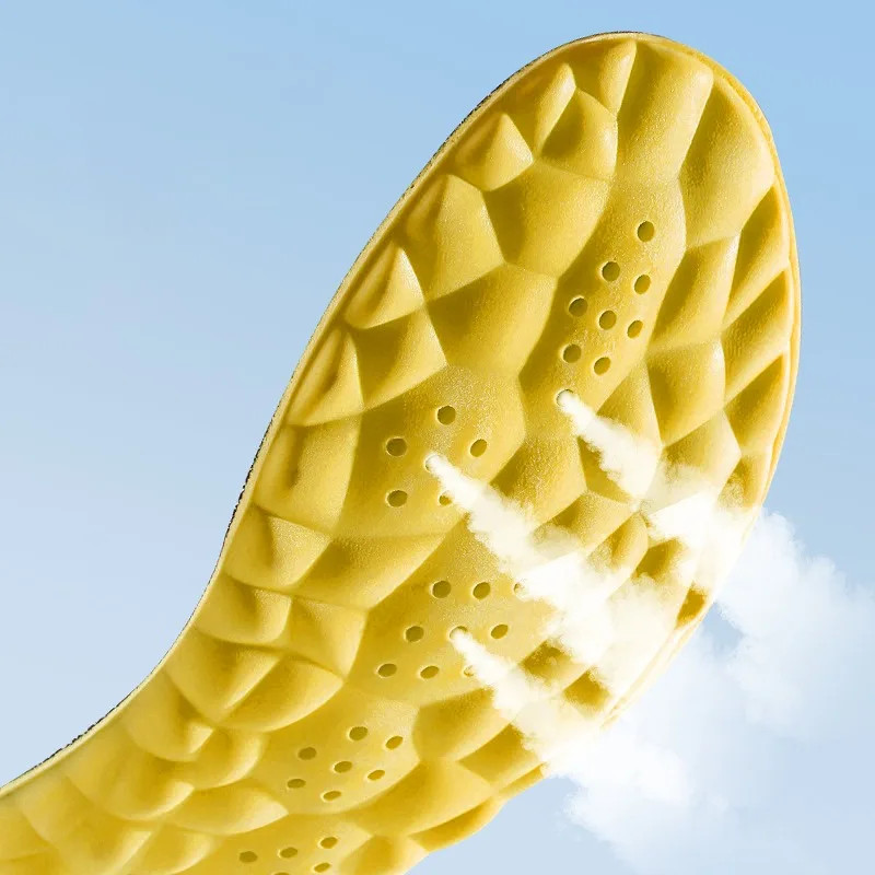 4D Cloud Technology Sports Insoles for Shoes PU Sole Soft Breathable Shock Absor