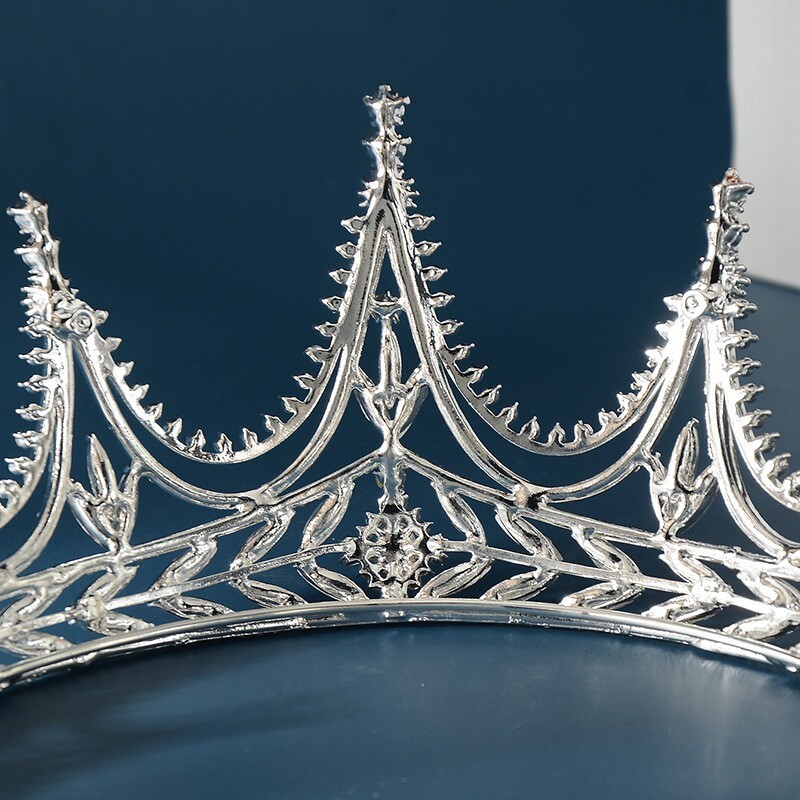 7cm Tall Large Crystal Tiara Crown Wedding Bridal Queen Princess Prom For Women