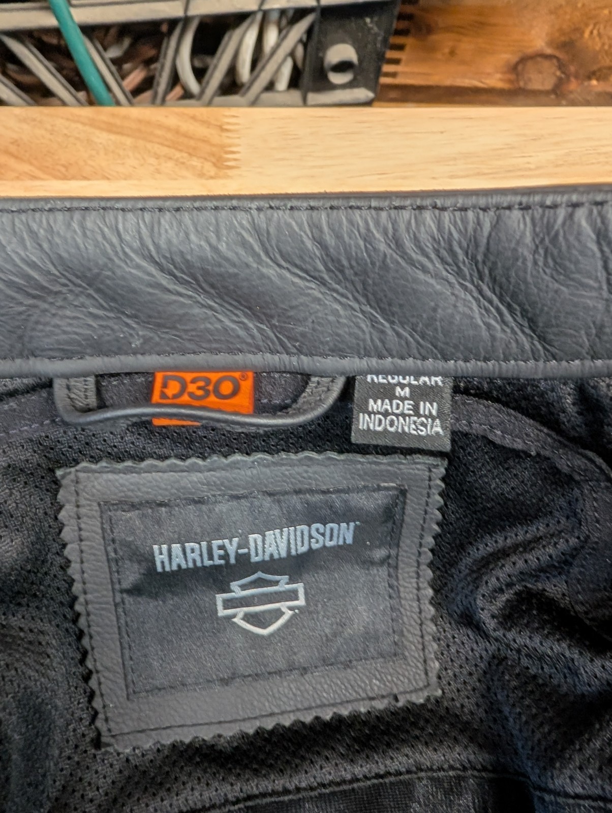 Men’s H-D Leather Riding Jacket Part Number: 97015-25VM