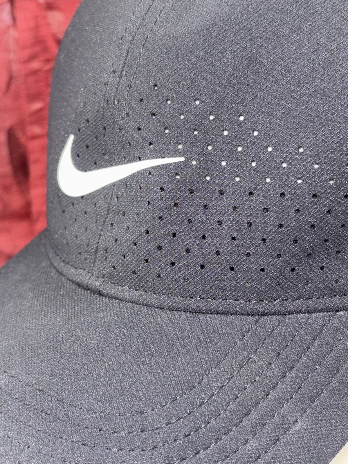 Nike Hat Cap Strap Back One Size Black Legacy91 Dri-FIT Swoosh Sport Golf Mens