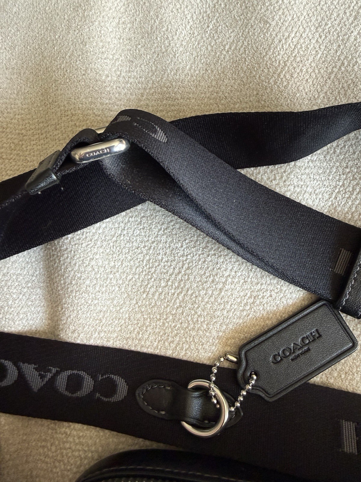 Coach Black Bag – Mini Jamie Camera Bag with strap