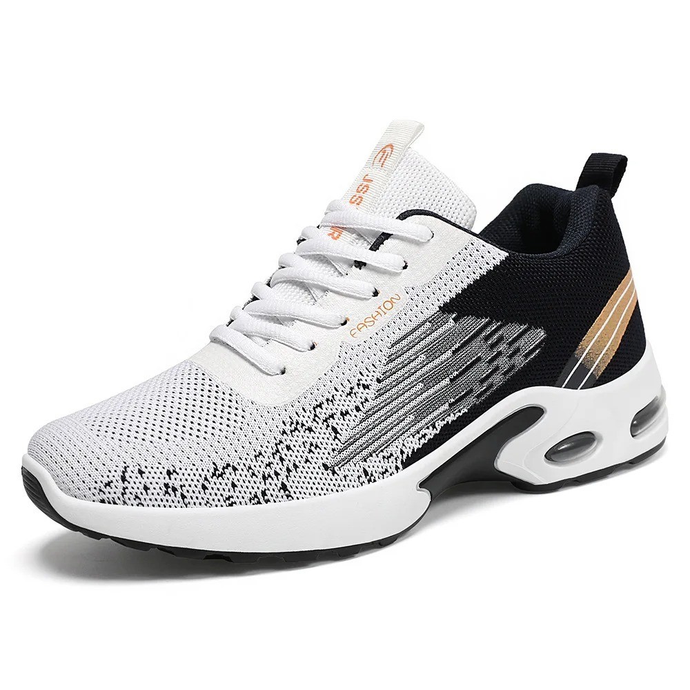 Comfortable running and jogging athletic shoes for men, with a soft sole.