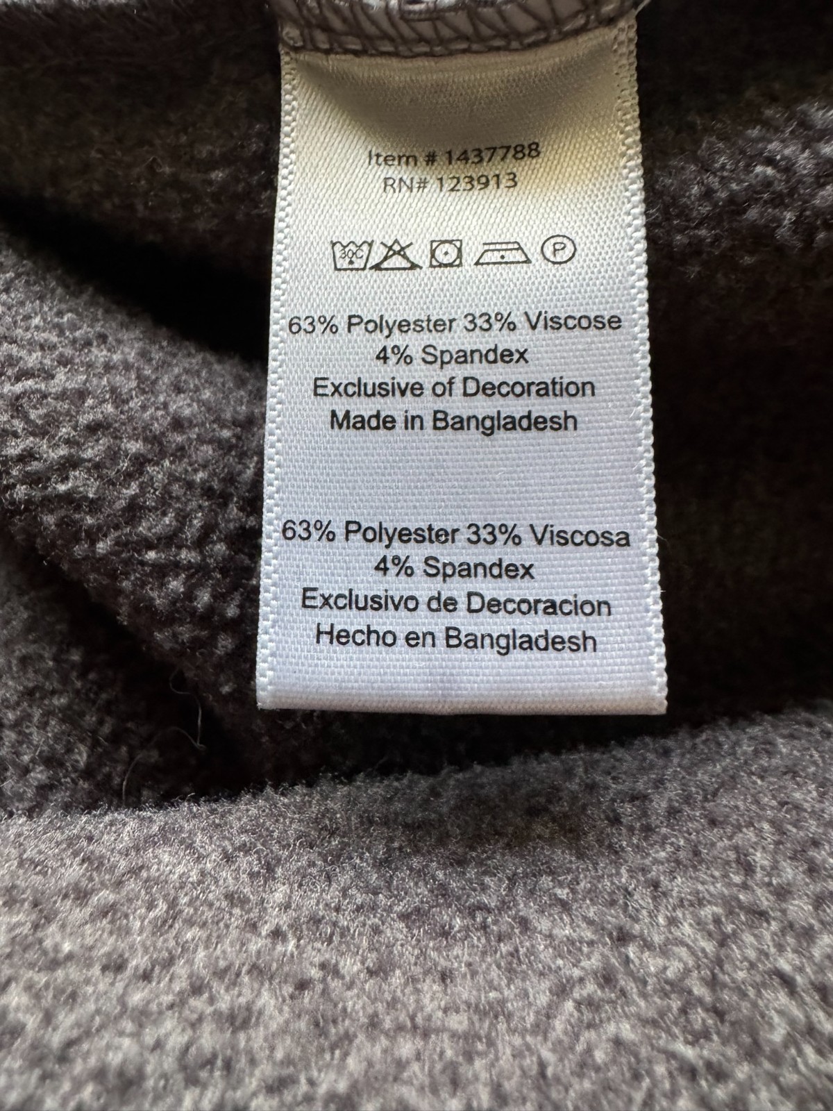 $124 Jachs New York Soft Touch Heather Grey Sweatshirt – M