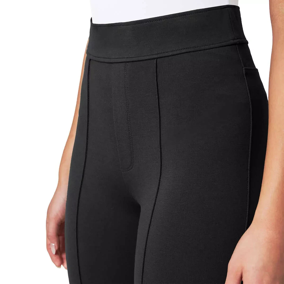 NWT Modern Ambition High Rise Flare Ponte Costco Black Pants Women’s Size Small