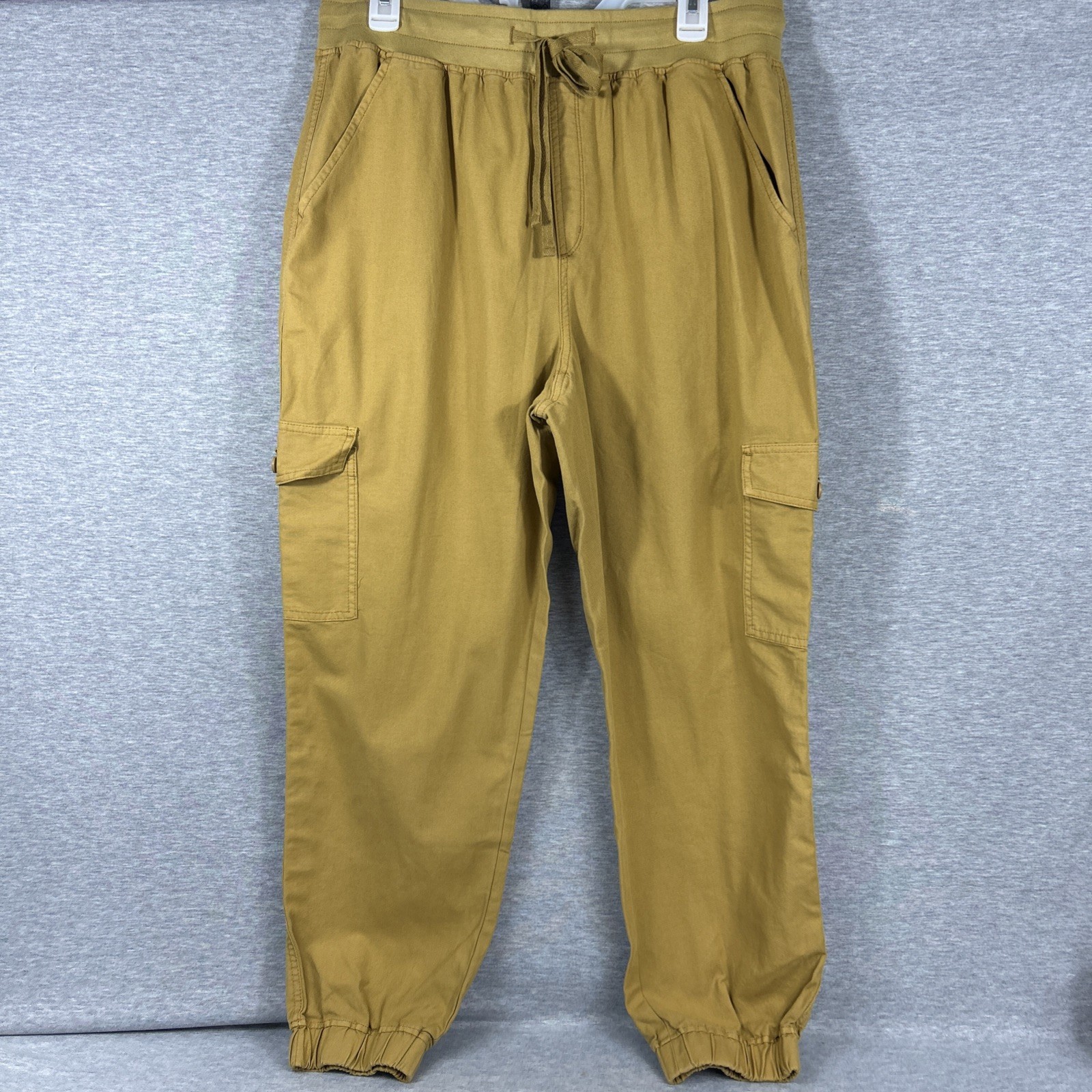 Style & Co Jogger Mid-Rise Comfort Waist Size Large Barley Brown