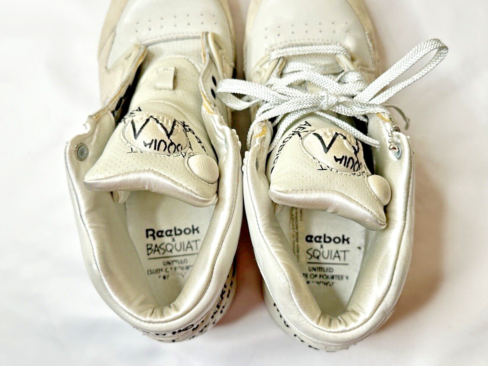 Jean Michel-Basquiat x Reebok Pump Omni Lite White Size 7.5