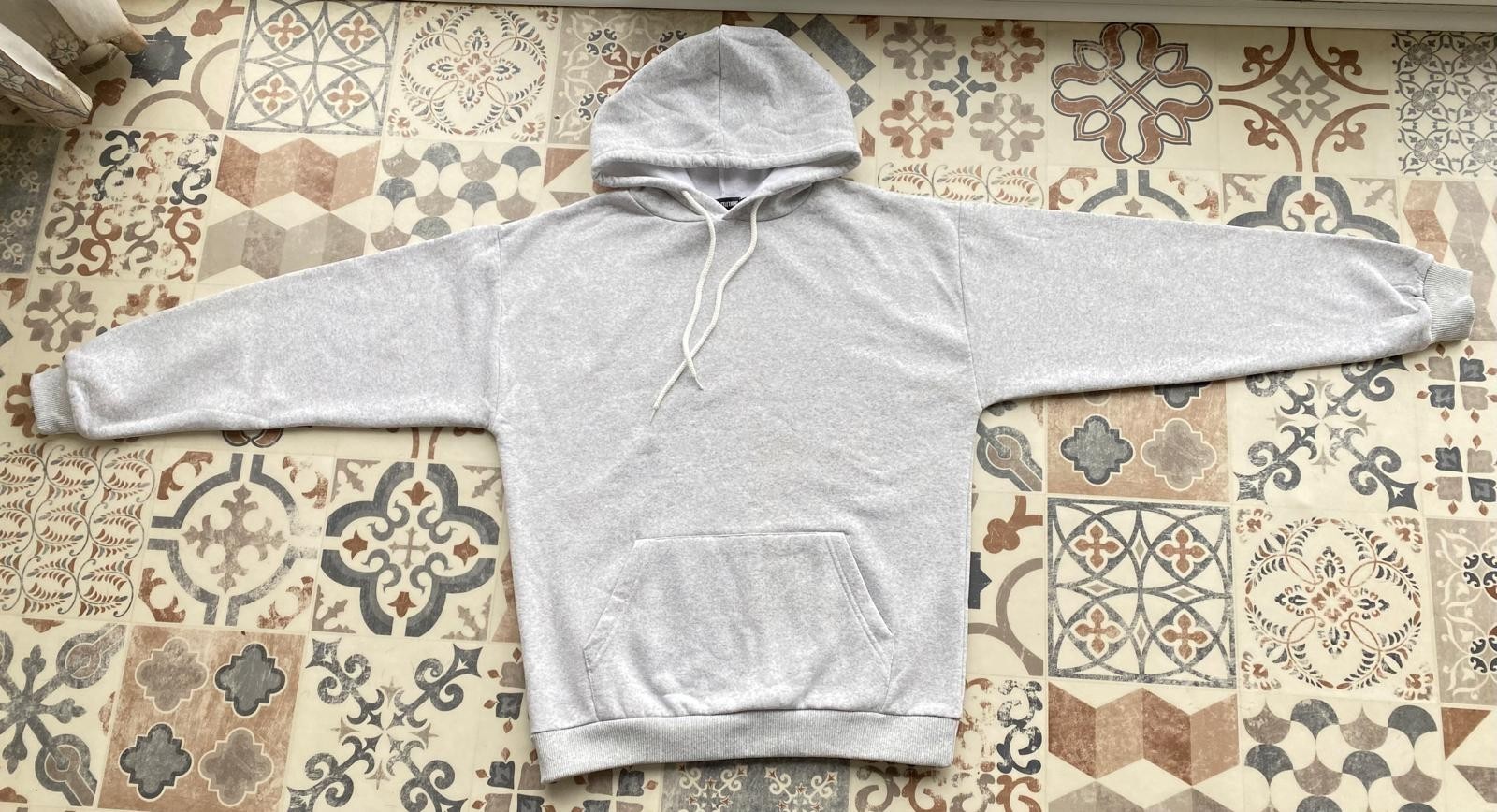 PLT Ash Grey Ultimate Oversized Hoodie Size Small