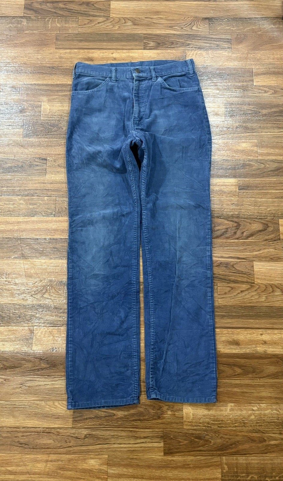 Vintage 90s Gap Blue Corduroy Pants Straight Leg Men’s Size 38×32