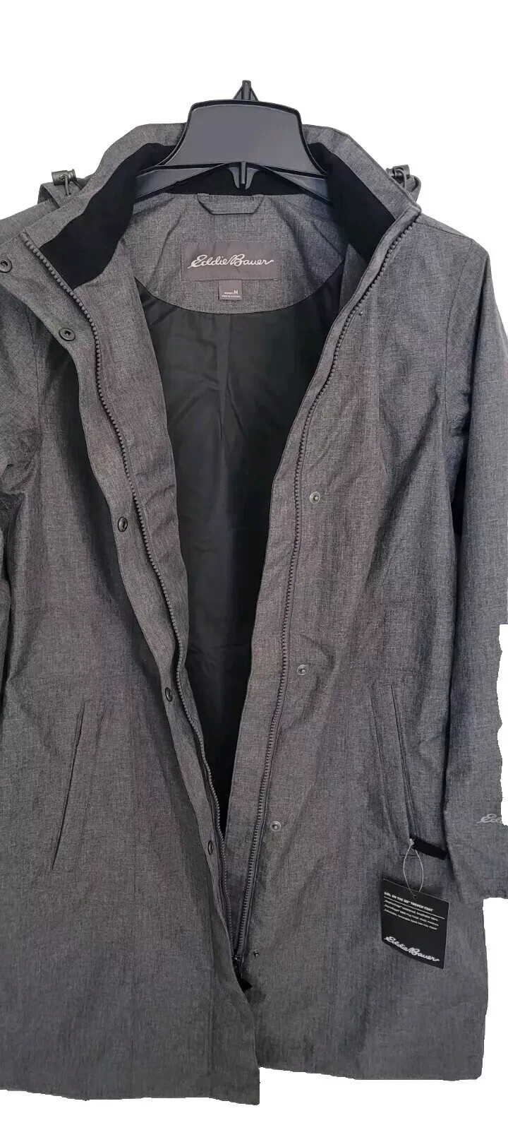 Eddie Bauer Women’s Girl on the Go Trench Coat, Medium Size, New