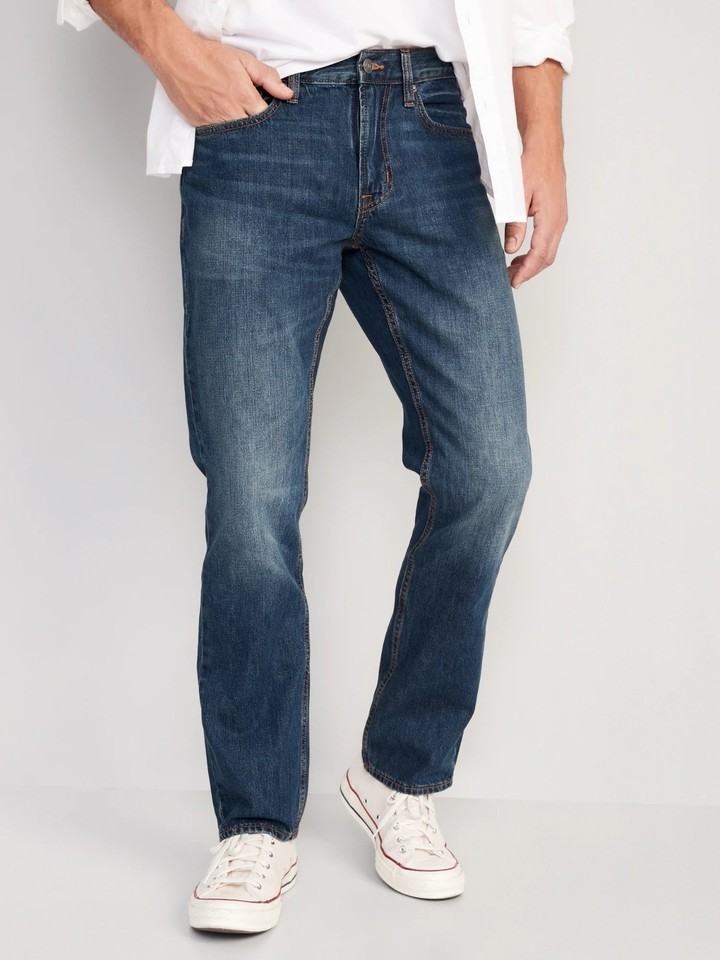 Old Navy Men’s Straight Non-Stretch Jeans W36 L32 NEW