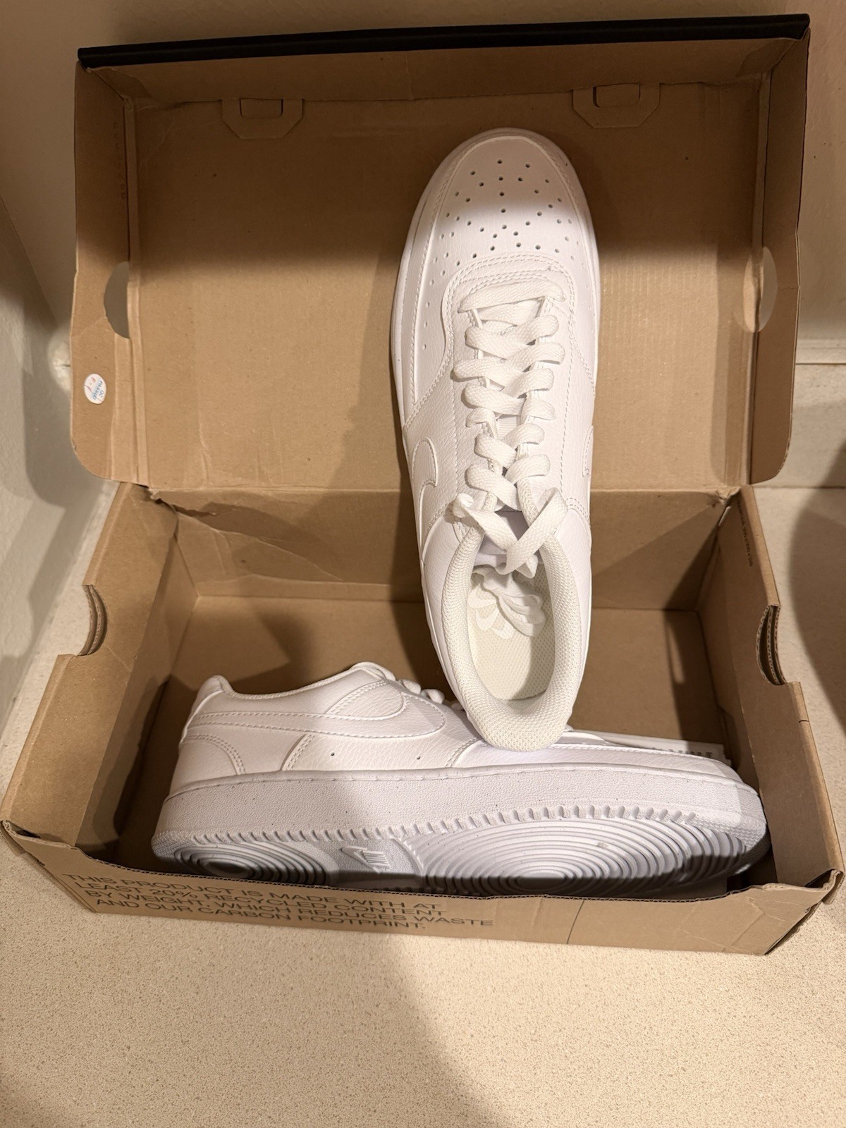Nike Men’s Court Vision Low Nest Nature Shoes White DH2987-100 M/8, W/9.5 [New]