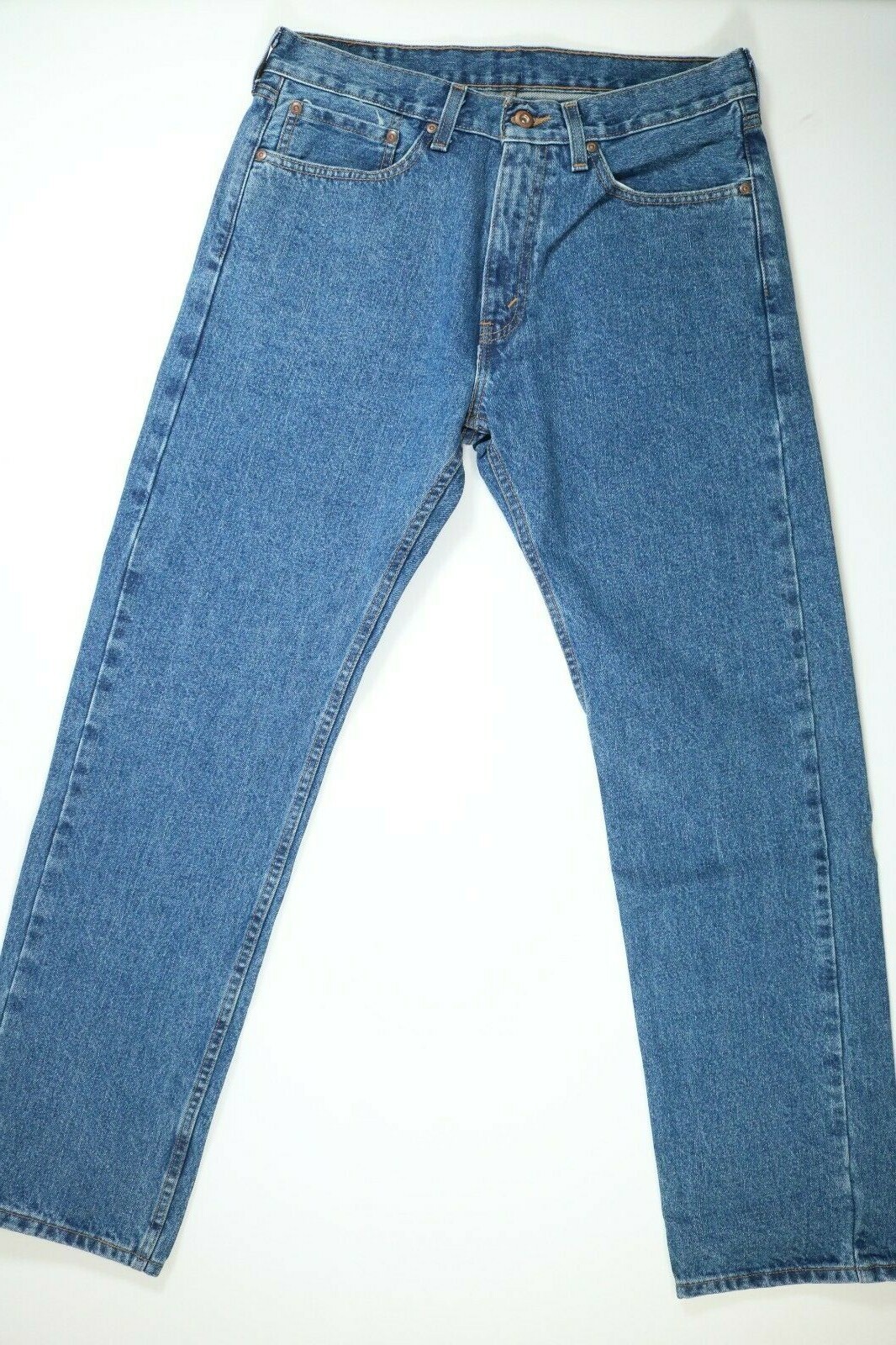 Mens Blue Denim Classic Jeans 32×32 EUC
