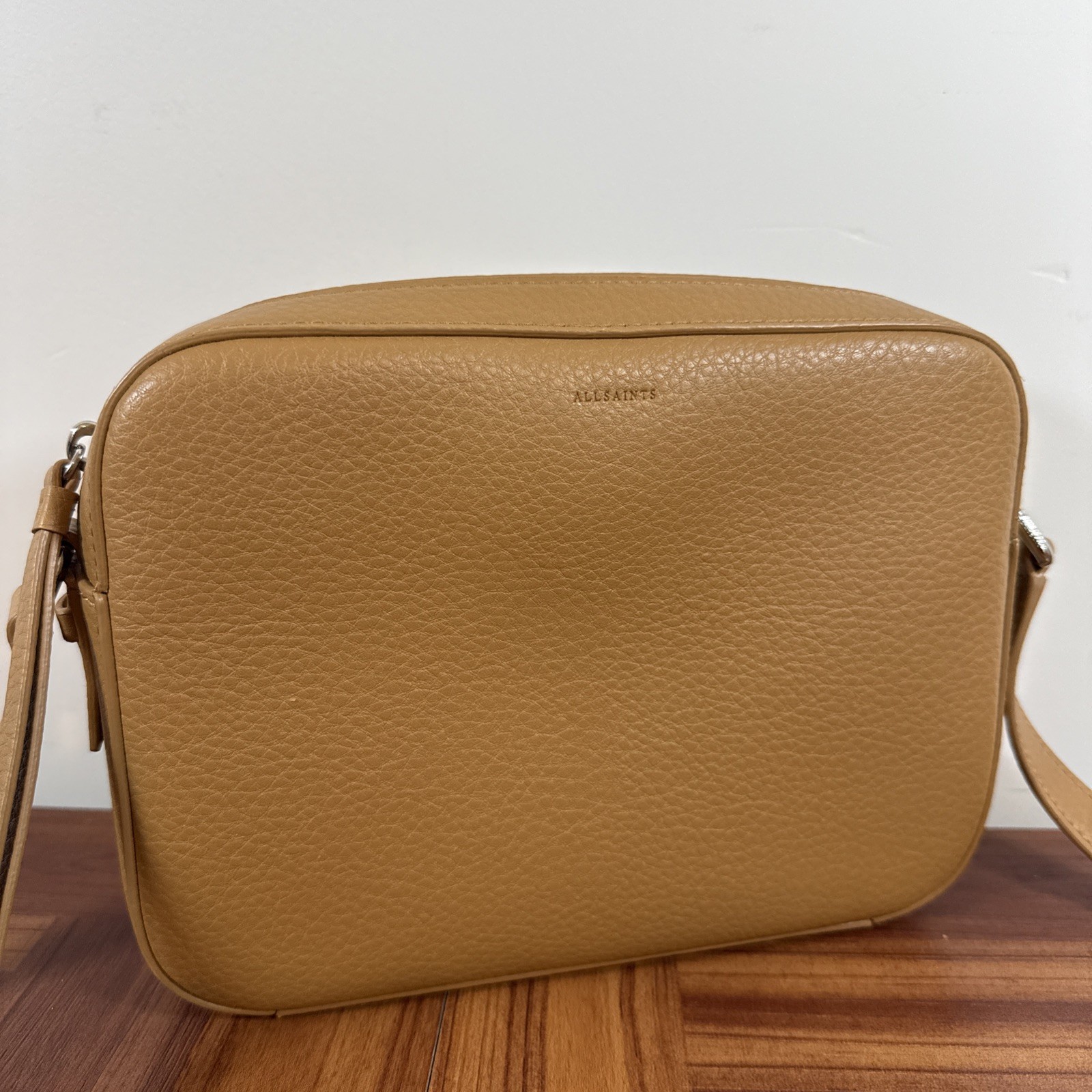 Allsaints Crossbody Purse – TAN – EXCELLENT CONDITION, Pre-Owned FREE S&H