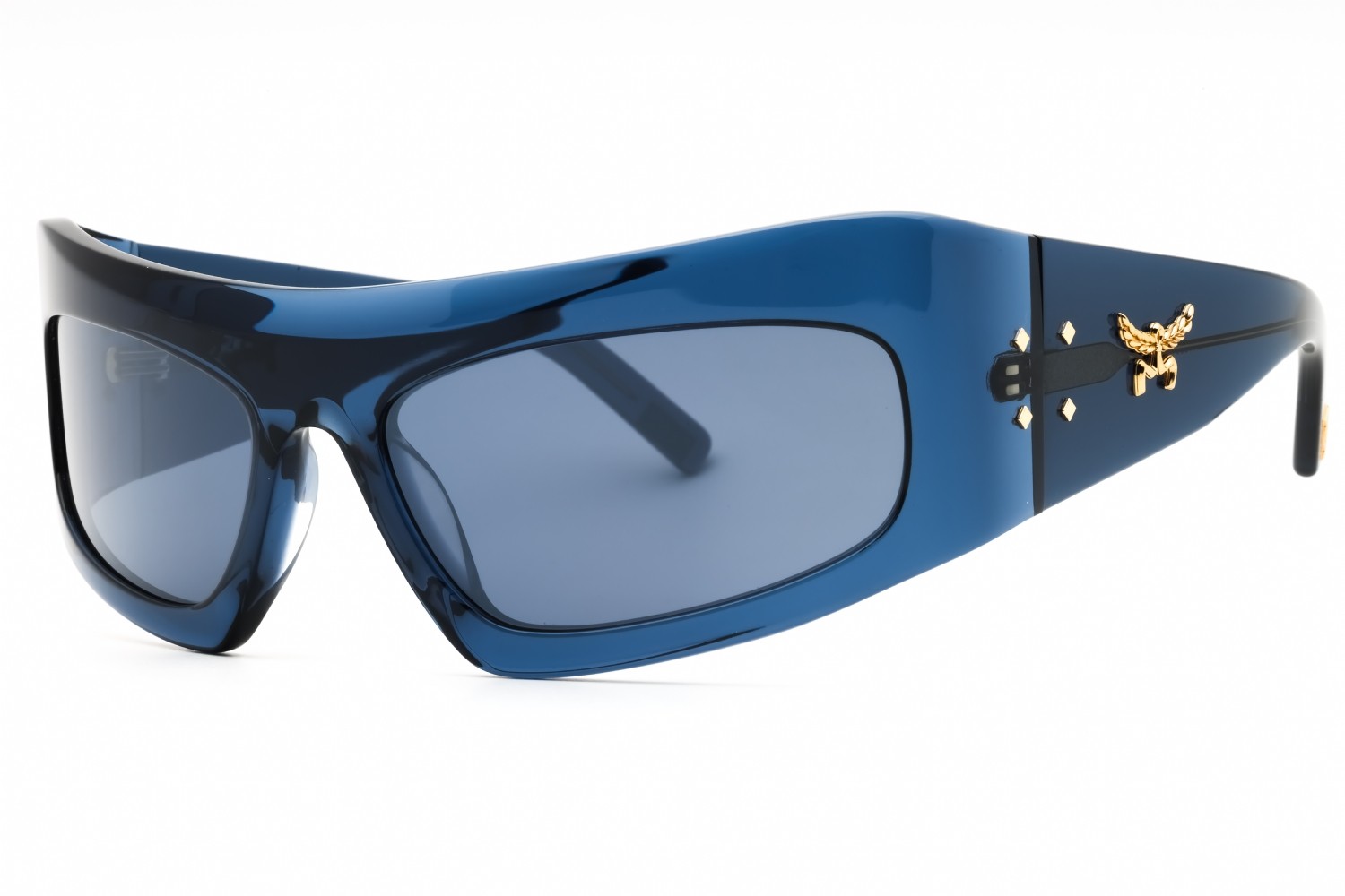 MCM MW01-90X-64 Sunglasses Frame Size 64mm 120mm 19mm BLUE Unisex