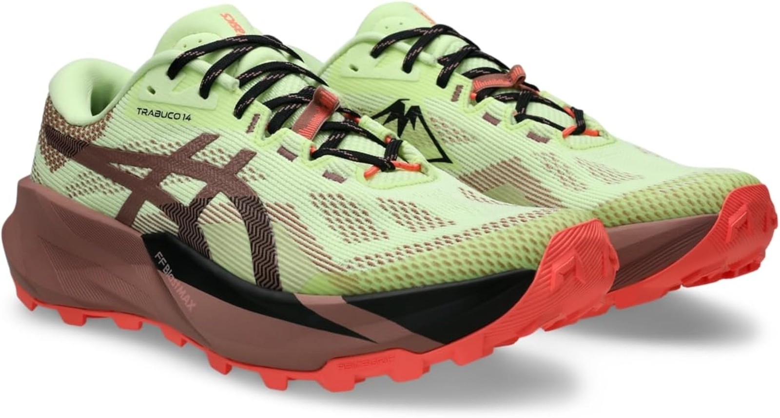 ASICS Men’s Trabuco 14 Running Shoes, 9.5, Illuminate Yellow/UMEBOSHI – Illumina
