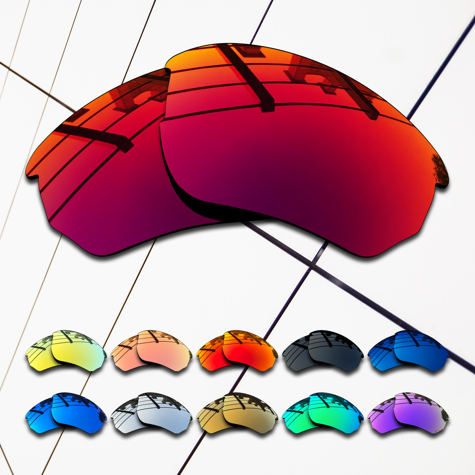TRUE POLARIZED Replacement Lenses for-Oakley Flak Beta OO9363 Multi-Options