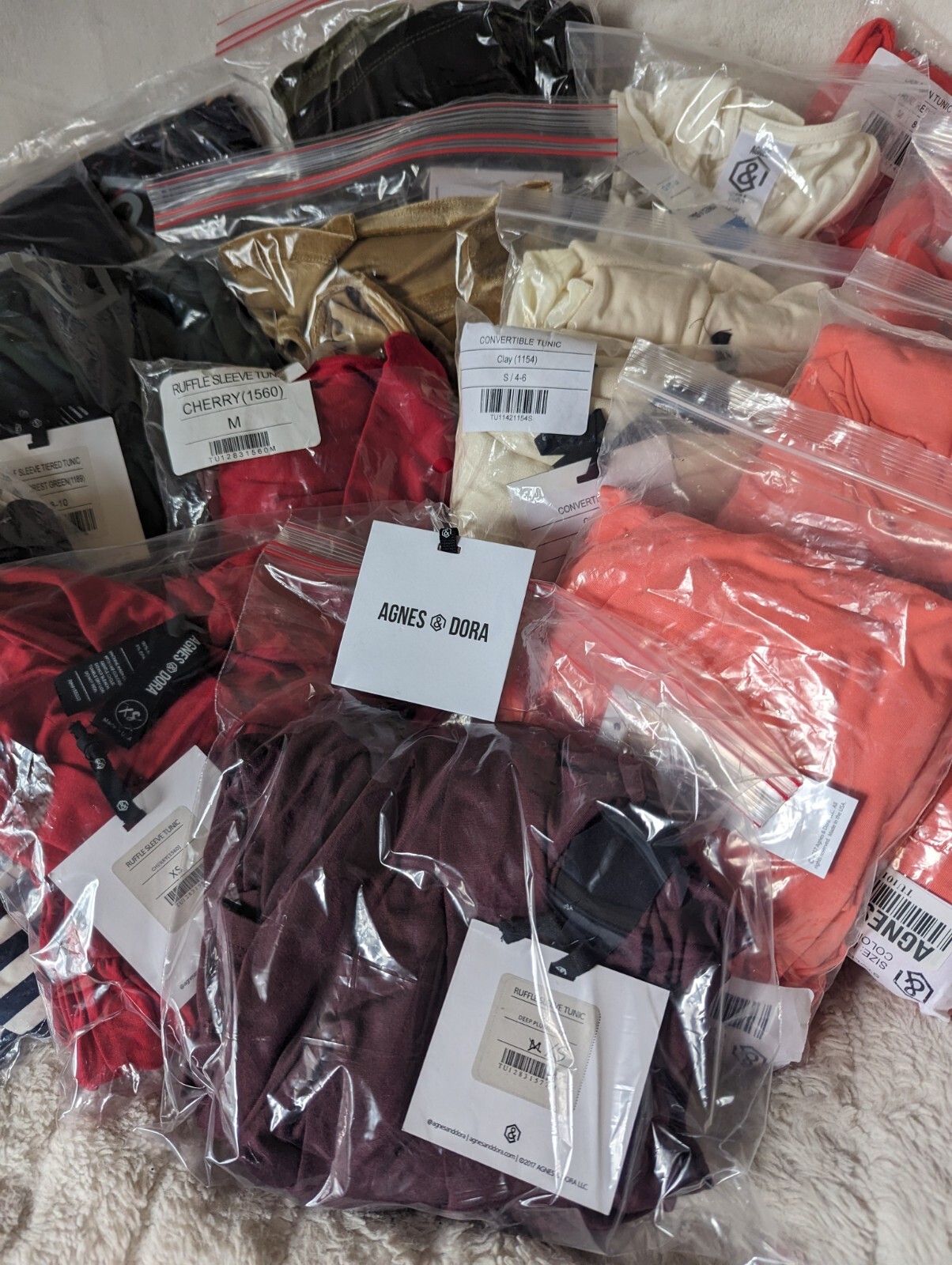 Agnes & Dora TUNICS Bundle LOT 21 Pieces NWT 💕 Sizes XS M L XL XXL RETAIL$800