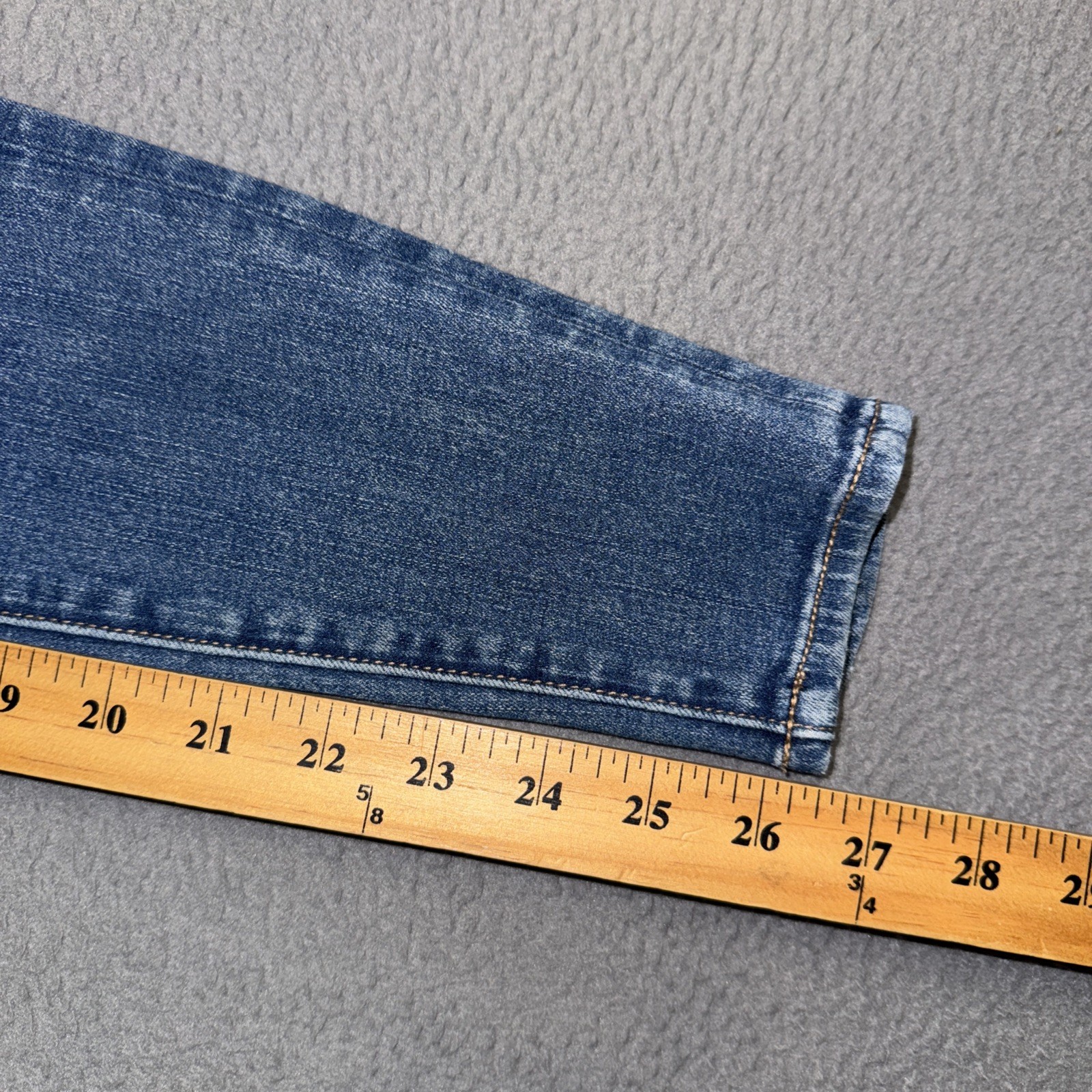 American Eagle Jeans Womens 2 Blue Hi-Rise Jegging Stretch Distressed Denim