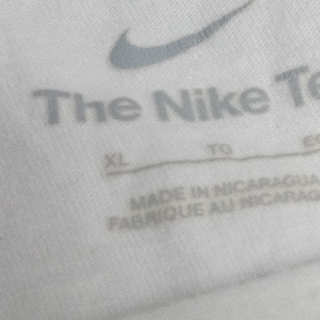 Nike Men’s T-Shirt Athletic Logo Name Printed Active Short Sleeve Tee