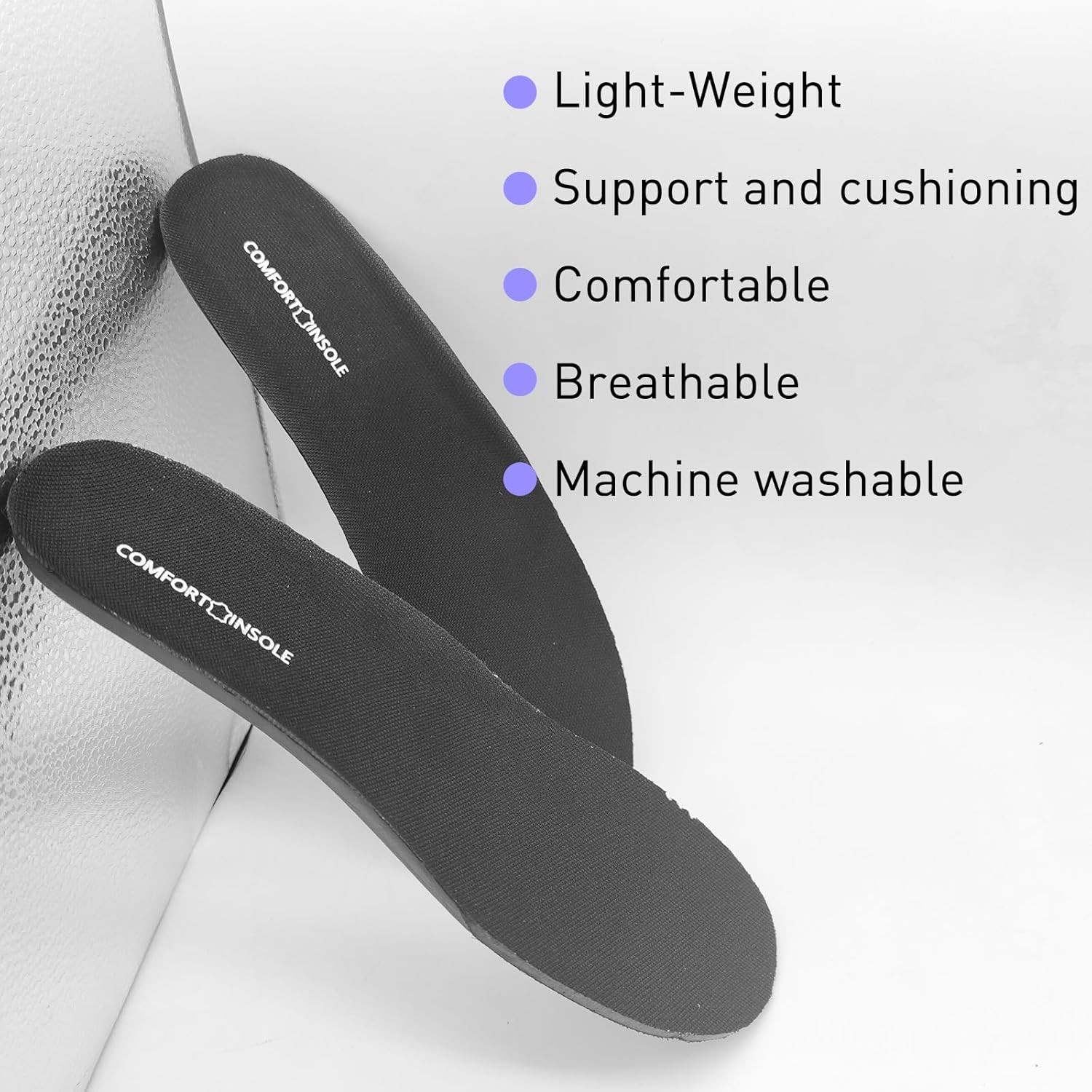 Insoles for On Cloud Sneakers, Replacement EVA Inner Footwear Inserts for Men’s