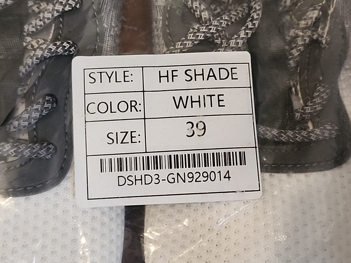 NWT Hike Footwear Shade Sneakers White Ombre Barefoot Unisex EU 39 WMNS 8 – 8.5