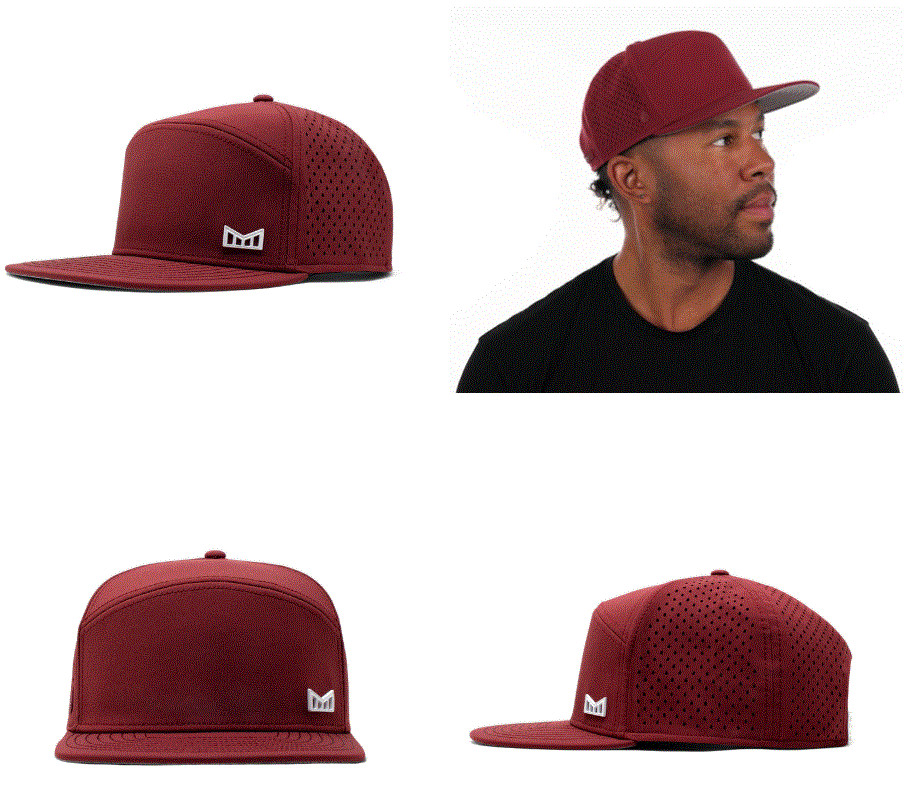 Melin Trenches Icon Hydro hat baseball cap men’s XL 60 cm logo adjustable maroon