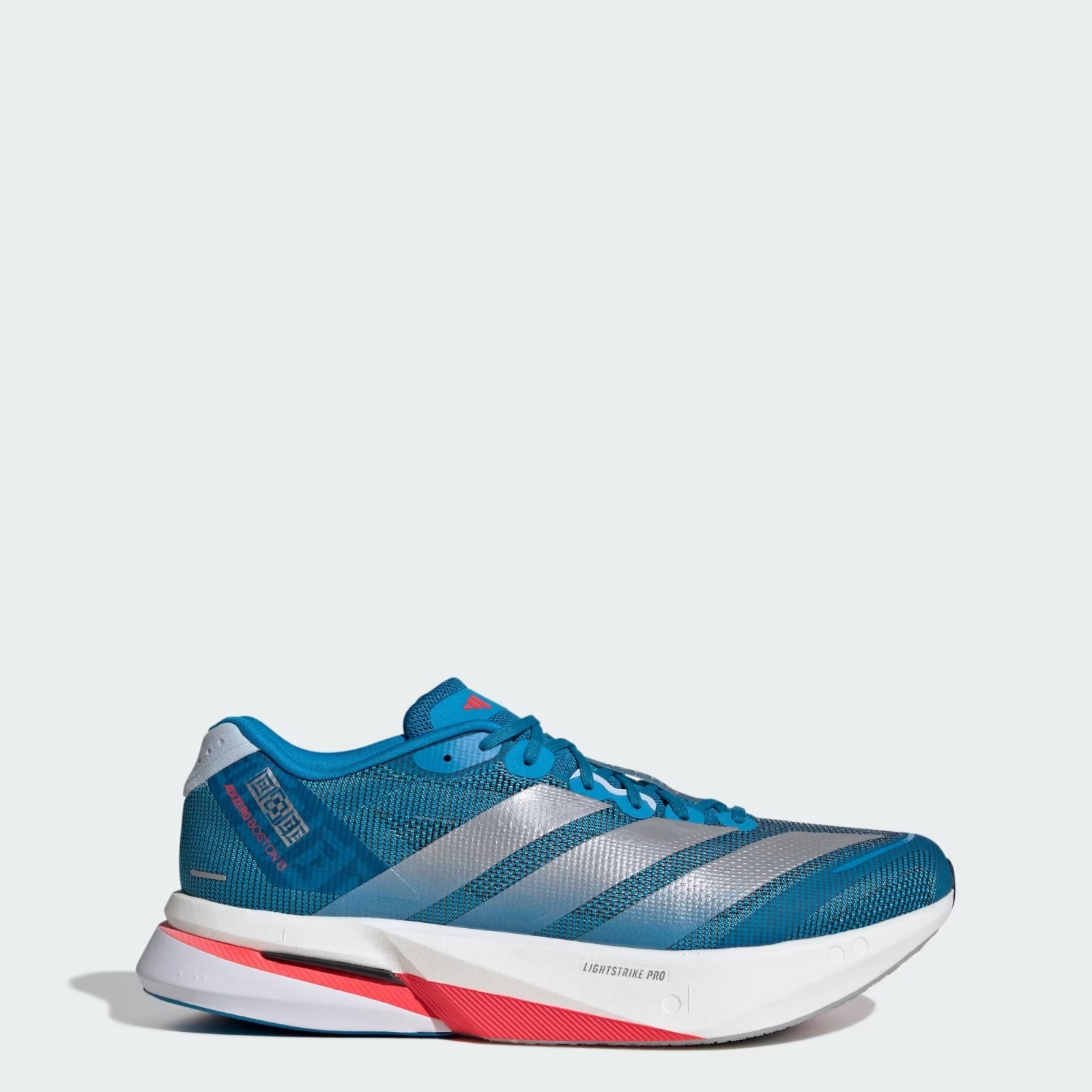 adidas Adizero Boston 13 JR4868 Solar Blue / Silver Metallic / Dark Solar Blue