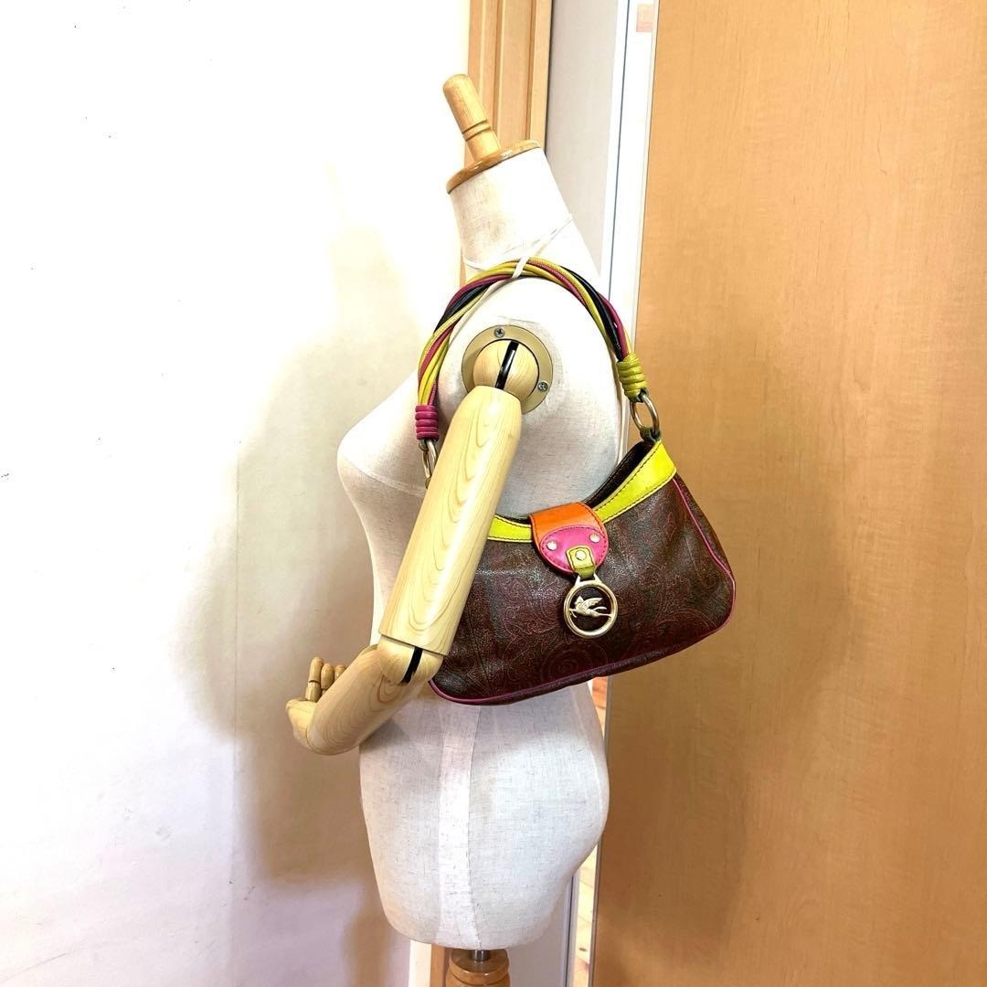 ETRO Pegasus One Shoulder Bag 7.8 in
