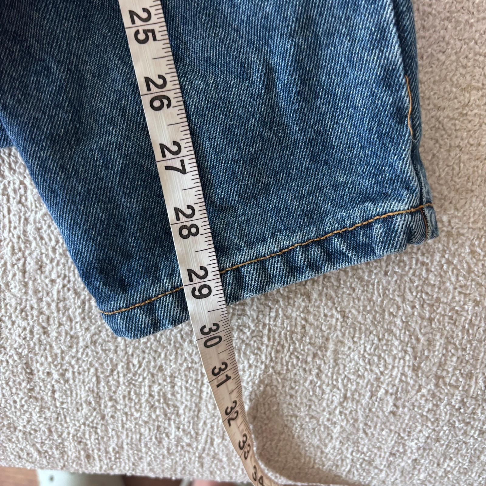 Vintage Bongo High Rise Straight Leg Jeans 100% Cotton Y2K 13