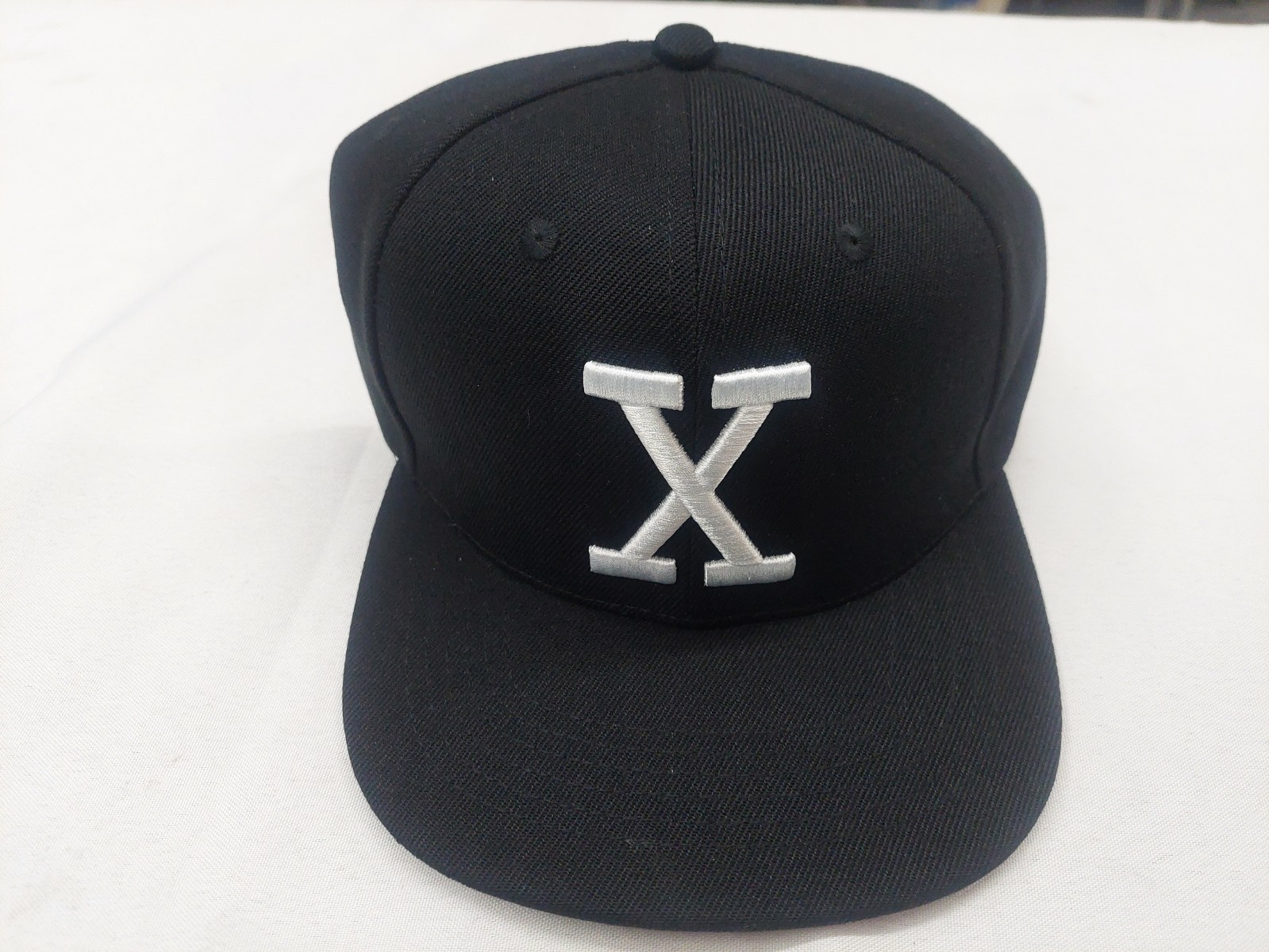 Malcolm X hat cap black flat bill brim snapback embroidered logo NEW!