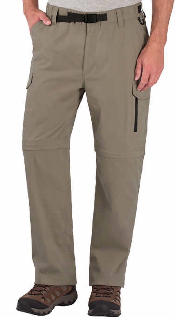 BC Clothing Men’s Convertible Stretch Cargo Hiking Pants/Shorts. Awesome Pant