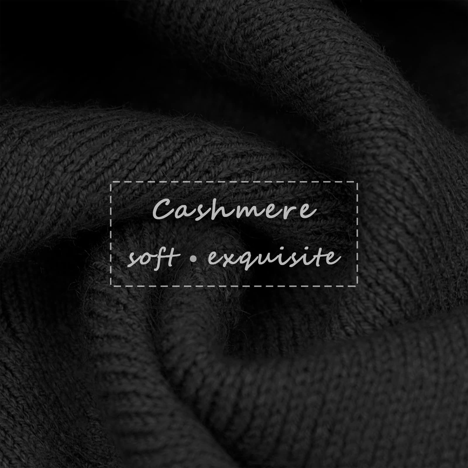 Cashmere Beret Hat French Style Stretchy Knitting Solid Color Both Side Usabl…