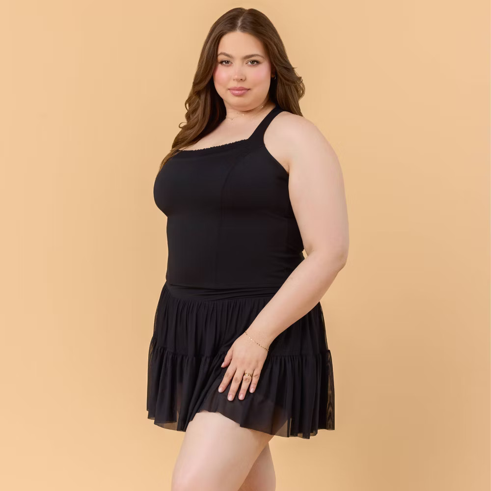 Blogilates Women Mommy & Me Ballerina Skort – Black 1X
