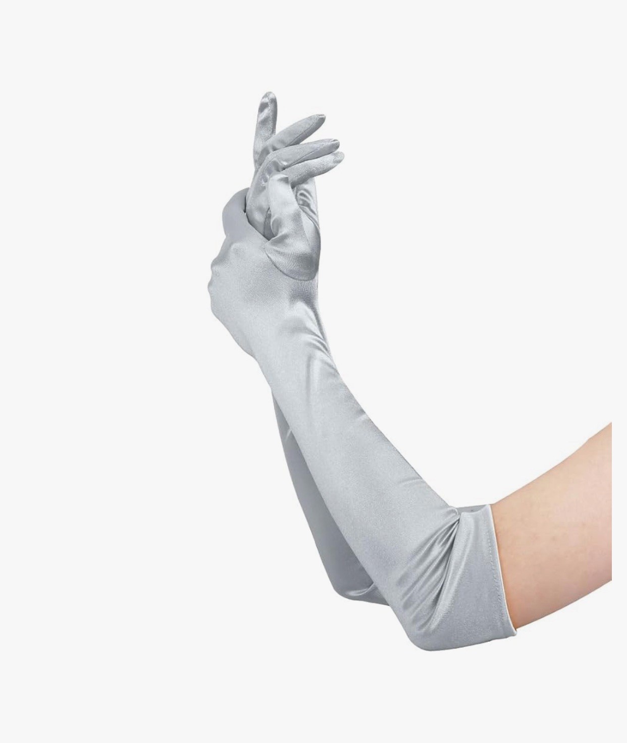 Long Opera Party,Gloves For Women/Satin Gloves Costume Elbow Length Bridal 21.6’